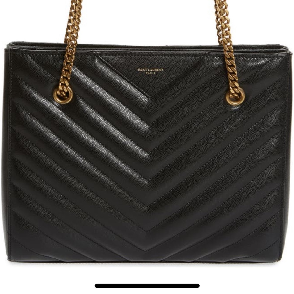 Saint Laurent small tribeca quilted tote bag